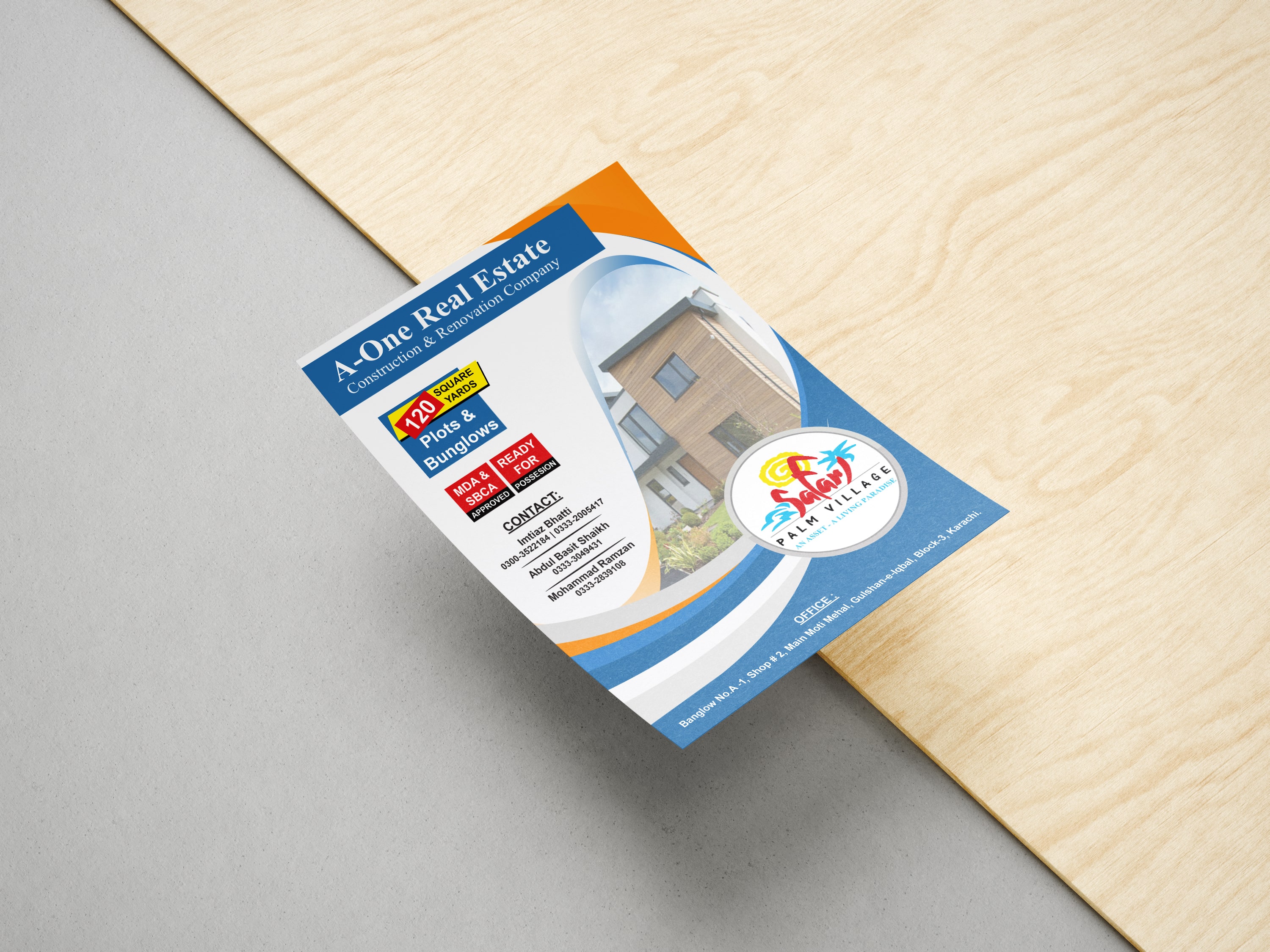 A5 flyer brochure design Maldives 2026