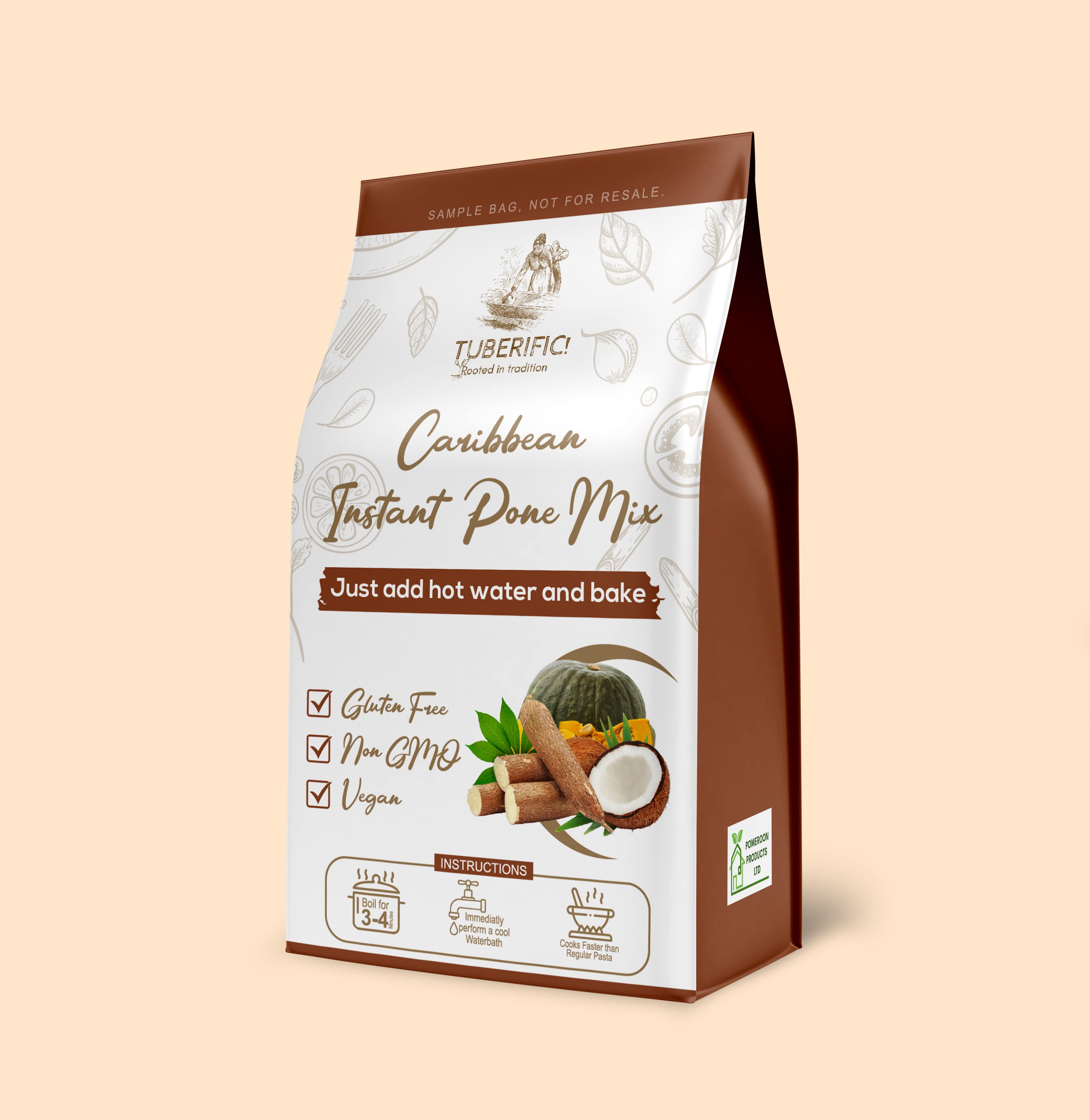 Pouch Packaging Mockup Design Maldives