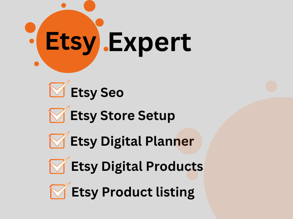Etsy Shop Setup Service | Branding, SEO, Banner Design, Product Listings in Maldives