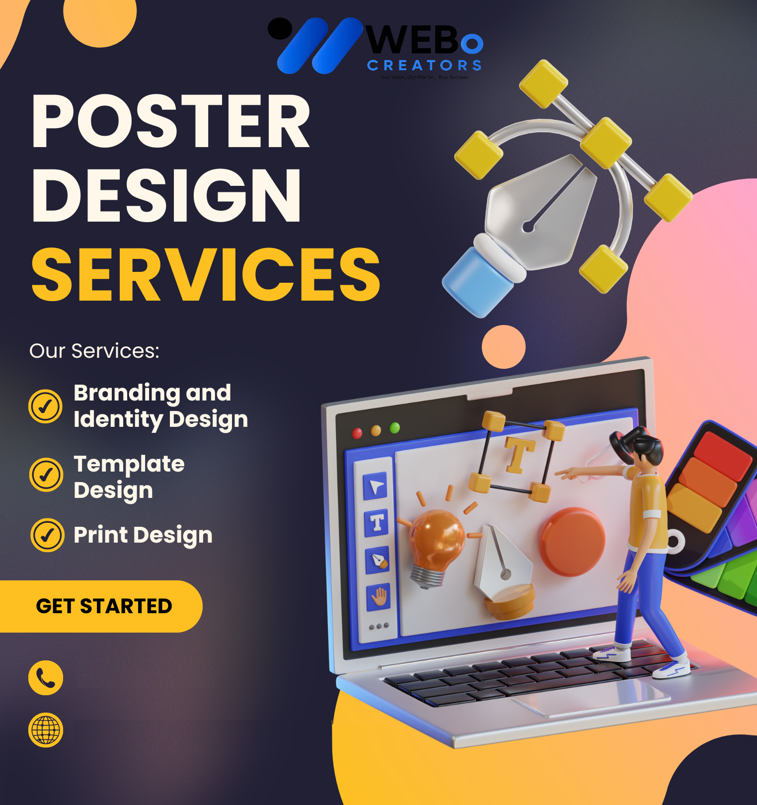 Best Print Design Services in Maldives Flyers Brochures Posters